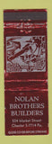 Matchbook Cover - Nolan Brothers Builders Chester PA WEAR