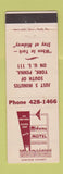 Matchbook Cover - Midway Motel York PA #1