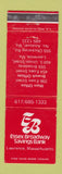 Matchbook Cover - Essex Broadway Savings Bank Lawrence MA North Andover