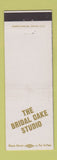 Matchbook Cover - Bridal Cake Studio Rochester NY wedding