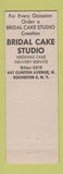 Matchbook Cover - Bridal Cake Studio Rochester NY wedding