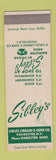 Matchbook Cover - Sibley's Rochester NY Store SAMPLE