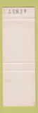 Matchbook Cover - The Statement Rochester NY restaurant