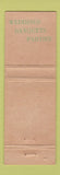 Matchbook Cover - Regent House Rochester NY WEAR