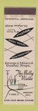 Matchbook Cover - The Molly Waldo Restaurant Marblehead MA WEAR