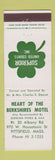 Matchbook Cover - Heart of the Berkshires Motel Pittsfield MA