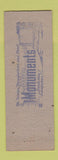 Matchbook Cover - TF Kirby Monuments Headstones Clinton MA WEAR