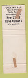 Matchbook Cover - Lyn's Restaurant North Adams MA WEAR