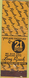 Matchbook Cover - Long Reach Bagging Houston TX