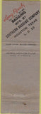 Matchbook Cover - Long Reach Bagging Houston TX