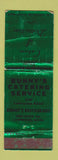 Matchbook Cover - Bunny's Catering Service Restaurant Lawrence MA WORN