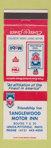 Matchbook Cover - Tanglewood Motor Inn Lenox Pittsfield MA