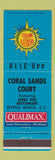 Matchbook Cover - Coral Sands Court Quality Motel Myrtle Beach SC