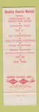 Matchbook Cover - Coral Sands Court Quality Motel Myrtle Beach SC