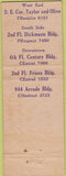 Matchbook Cover - Knight Prescriptions drugs For Safety WORN