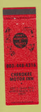 Matchbook Cover - Cherokee Motor Inn Myrtle Beach SC