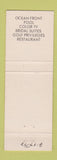 Matchbook Cover - Cherokee Motor Inn Myrtle Beach SC