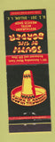 Matchbook Cover - South of the Border Restaurant Motel Dillon SC