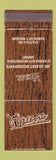 Matchbook Cover - Joe Gilbert Restaurant Kansas City MO