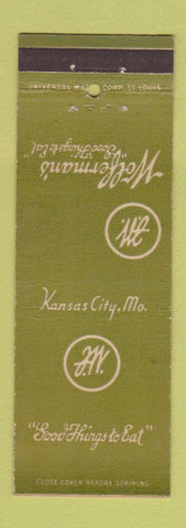Matchbook Cover - Wolferman's Restaurant Kansas City MO