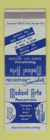 Matchbook Cover - Medical Arts Drug Store Kansas City MO