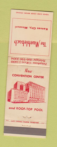 Matchbook Cover - Muehlebach Hotel Kansas City MO
