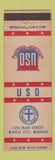 Matchbook Cover - USO Club Kansas City MO Catholic Community Service