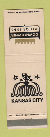 Matchbook Cover - Downtowner Motor Inns Kansas City MO