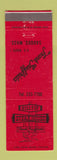 Matchbook Cover - Hilltop Steakhouse Saugus MA