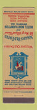 Matchbook Cover - Wiggins' Old Tavern Northampton MA