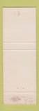 Matchbook Cover - Dorothy's Restaurant North Adams MA PINK WEAR