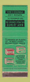 Matchbook Cover - Bay Stat eFire Brick Springfield MA WEAR