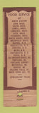 Matchbook Cover - Armstrong Company Boston MA Railroad News WORN