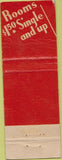 Matchbook Cover - Beaumont Hotel Green Bay WI WORN