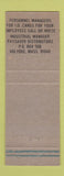Matchbook Cover - Pay Saver Store Holyoke MA