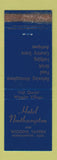 Matchbook Cover - Hotel Northampton MA WORN