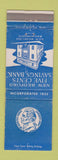 Matchbook Cover - New Bedford Savings Bank MA