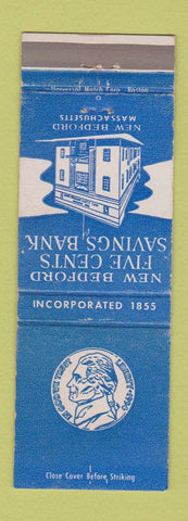 Matchbook Cover - New Bedford Savings Bank MA