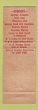 Matchbook Cover - New Bedford Savings Bank MA