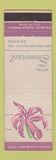 Matchbook Cover - Hotel Somerset Boston MA orchid