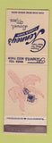 Matchbook Cover - Kenney's Flower Shop Lowell MA orchid