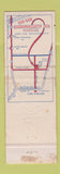 Matchbook Cover - Coonamessett Inn Falmouth MA