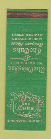 Matchbook Cover - Oaks Inn Springfield MA WEAR