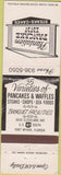 Matchbook Cover - Pancakes Waffles Fort Myers Beach FL