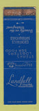 Matchbook Cover - Landfall Restaurant Woods Hole MA WORN