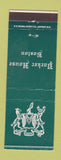 Matchbook Cover - Parker House Boston MA