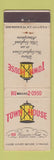 Matchbook Cover - Town House Boston MA
