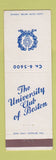 Matchbook Cover - University Club of Boston MA