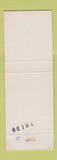 Matchbook Cover - Union Club of Boston MA