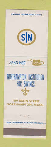 Matchbook Cover - Northampton Savings MA